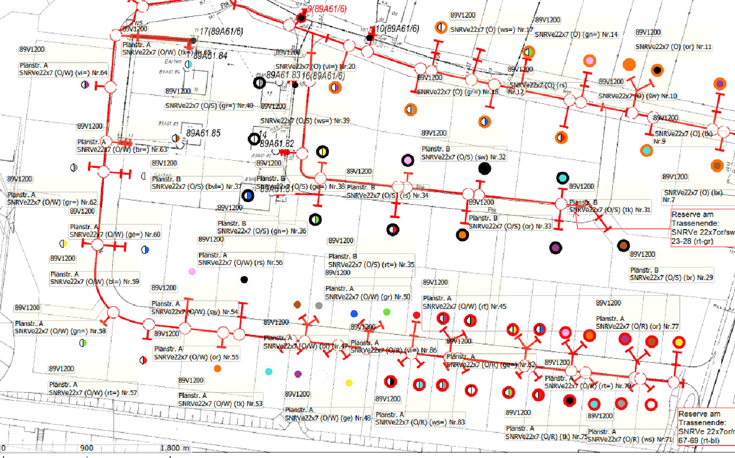 Planung NE 3 in Megaplan, QGIS und PlanGoo V2 (Kupfer und Glasfaser)