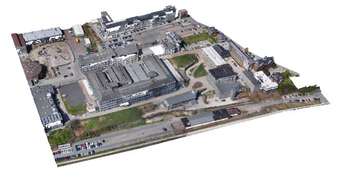Jena, Gelände Carl-Zeiss, Planungsbegleitende Vermessung
